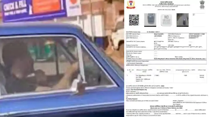 MS Dhoni Fined for Over speeding in Ranch