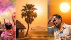 Holi Heatwave Hits Bihar Fans Start Spinning