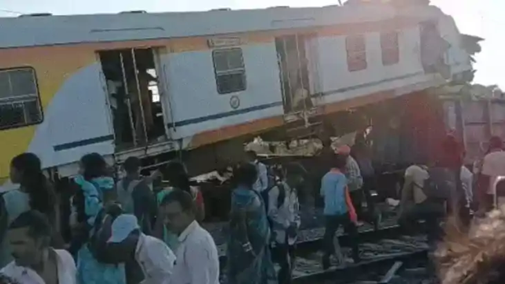 Train accident -  पैसेंजर ट्रेन और मालगाड़ी के बीच भीषण टक्क