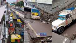 Road caves in Patna