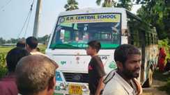 elderly woman died in school bus accident