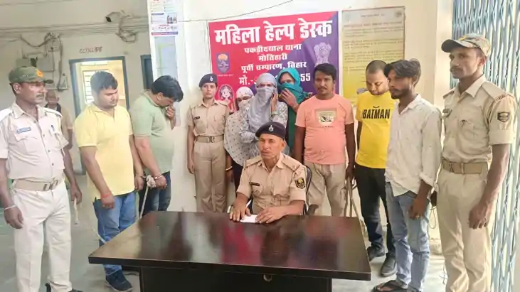 Bihar News : मोतिहारी पुलिस ने बच्चों की खरीद-बिक्री करने वा