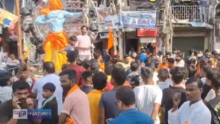 Ramnavami 2025 - पुलिस ने डीजे को किया जब्त तो भगवा क्रांति 