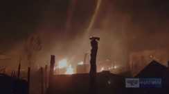 High Winds Turn 40 Homes