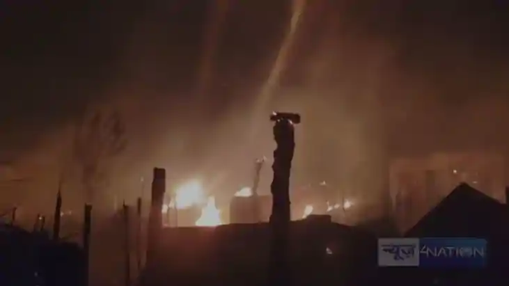 High Winds Turn 40 Homes