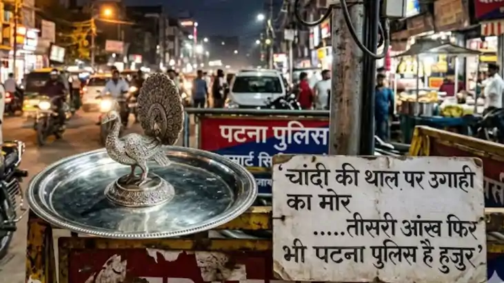 चांदी की थाल पर उगाही का 'मोर': थाने की हाजत से 'होम डिलीवरी