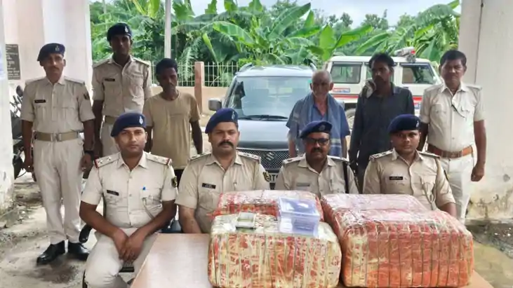Police Seize 54 Kg Ganja Arrest Three After Chase