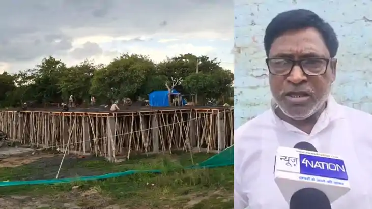 Bihar News : भागलपुर में आपदा भवन निर्माण में धांधली का आरोप