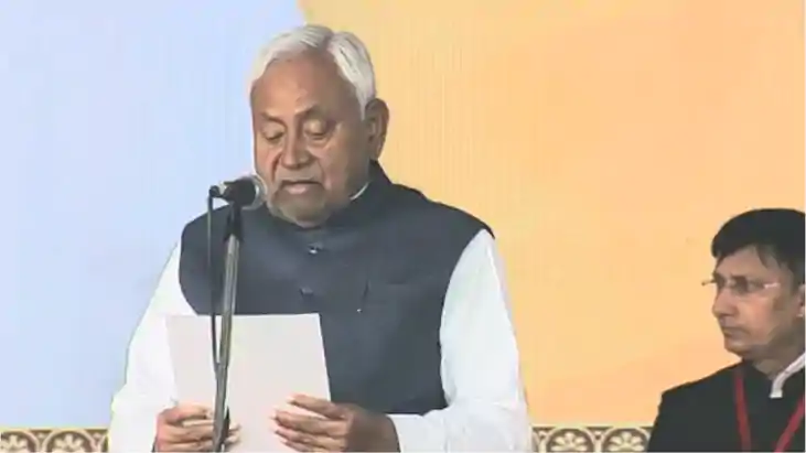 Bihar News : मुख्यमंत्री पद की 10 वीं बार शपथ लेकर सीएम नीती