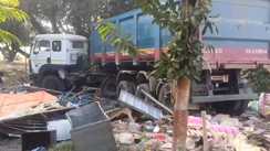 Bihar Accident News : मुंगेर में चाय दुकान में घुसी अनियंत्रित हाइवा, इलाके में मची अफरा-तफरी