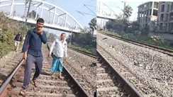 Man Risks Death on Railway Track After Fight With Wife Saved