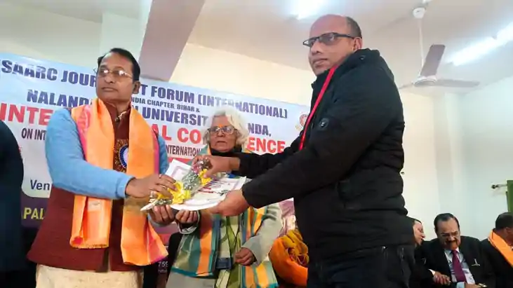 Bihar News : नालंदा ओपन यूनिवर्सिटी में अंतरराष्ट्रीय पुरस्क