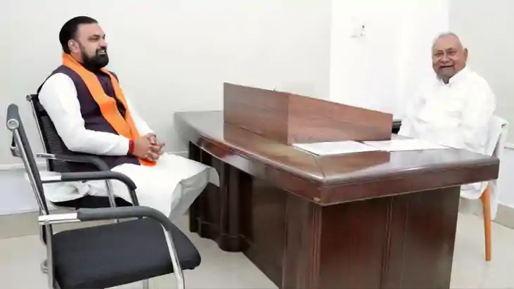 Samrat Choudhary met Nitish Kumar 