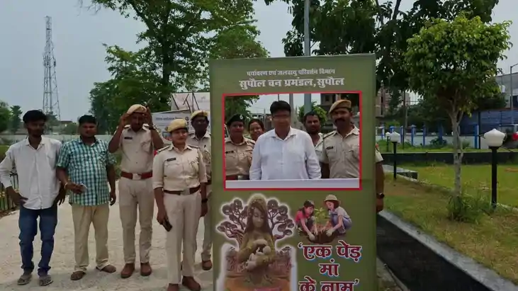 सुपौल में हरित अभियान को मिली नई उड़ान, 850 पौधे लगाए गए; डी
