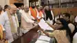 Nitish Kumar files nomination papers for Rajya Sabha 