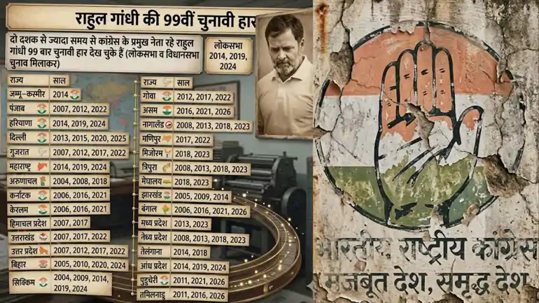 Congress defeat in rahul gandhi leadership