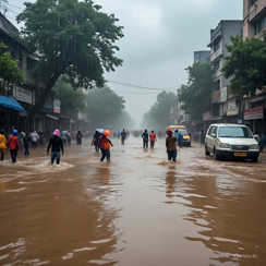 बिहार में बारिश का तांडव