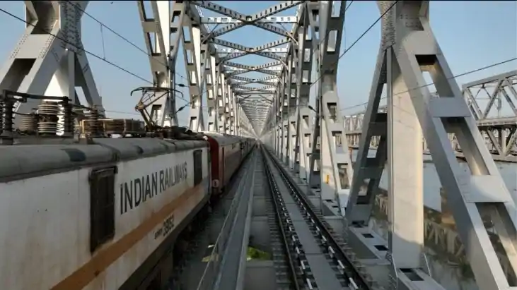 Mokama Double Line Rail Bridge 