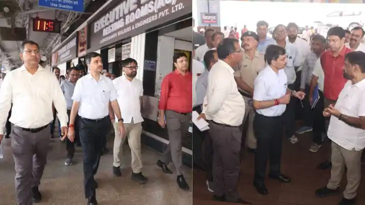 पूर्व मध्य रेल के महाप्रबंधक डिम्पी गर्ग ने पटना जंक्शन का क