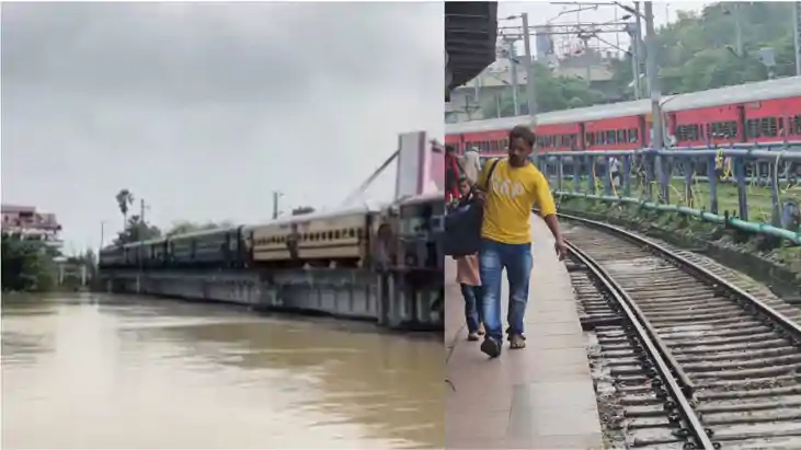 पटना-गया रेलखंड के जट डुमरी के पास रेलवे ट्रैक तक पहुंचा पुन