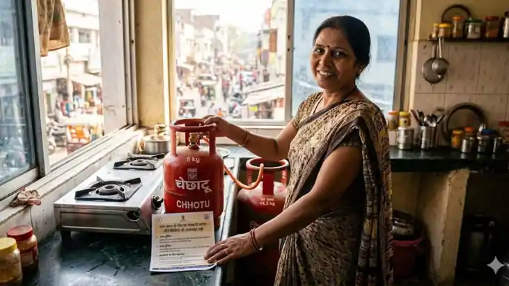 बड़ी राहत: अब बिना एड्रेस प्रूफ मिलेगा 5KG गैस सिलेंडर, सिर्