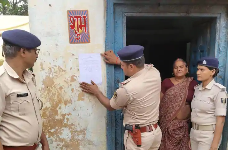 Bihar police - कुख्यात अपराधी पर एसपी ने कसा शिकंजा, अवैध बा