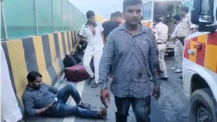 पटना के अटल पथ पर भीषण सड़क हादसा: दुबई जा रहे सीवान के 5 लो