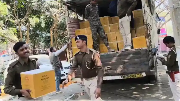 Bihar Crime: शराब तस्करी का काला खेल बेनकाब, हादसे की आड़ मे