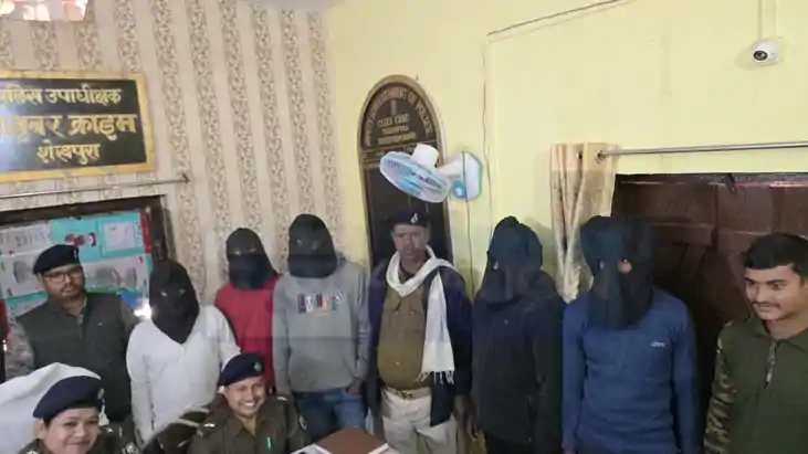 Sheikhpura Cyber Fraud Ring Busted 5 Held in STF EOU Raid