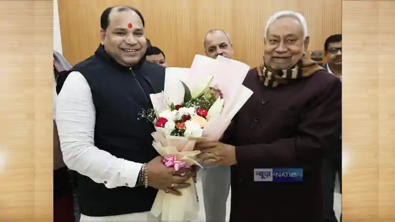 Saket Singh met with CM Nitish Kumar 