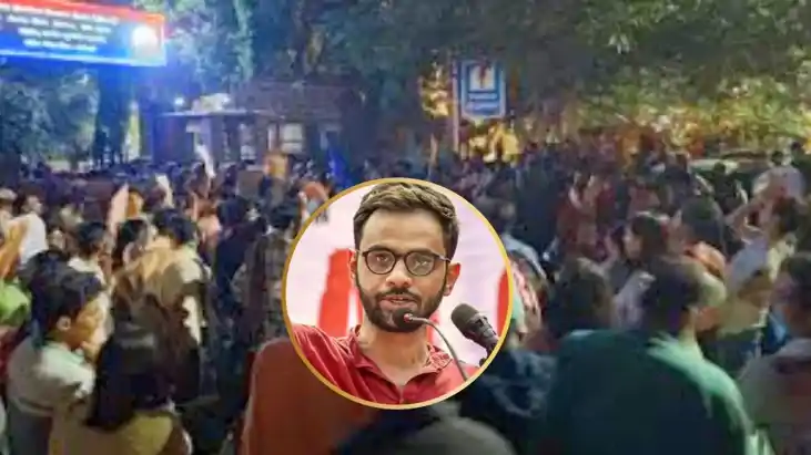 March at JNU Backs Umar Khalid Slogans Raised Against SC Ver