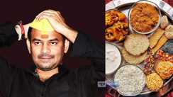 Tej Pratap Yadav with Chura-Dahi