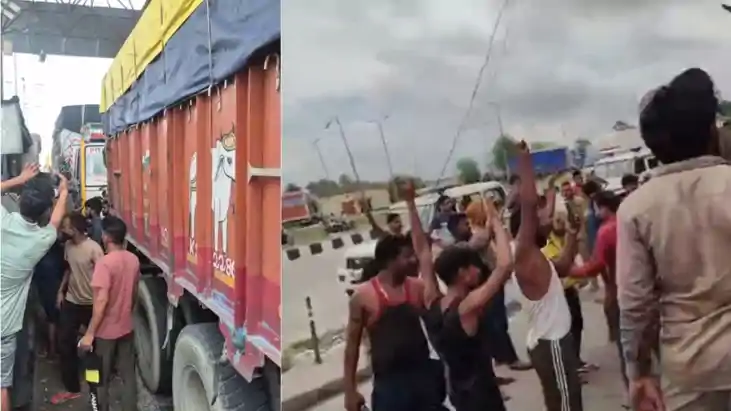 डोभी बॉर्डर पर जीएसटी के नाम पर अवैध वसूली का आरोप: हर शिफ्ट