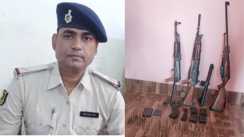 Bihar News: एसटीएफ से भिडंत के बाद दबोचा गया बिहार पुलिस का  निलंबित ASI सरोज सिंह उर्फ निमकी सिंह, AK-47 सहित घातक हथियारों का जखीरा बरामद