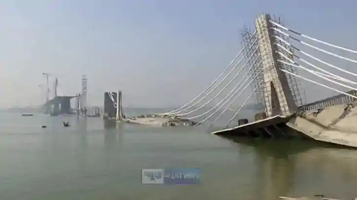 Bihar bridge construction - तीन बार धराशायी हुए अगवानी सुल्त Bihar bridge construction - तीन बार धराशायी हुए अगवानी सुल्त