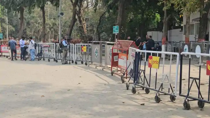 सीएम आवास हुआ छावनी में तब्दील