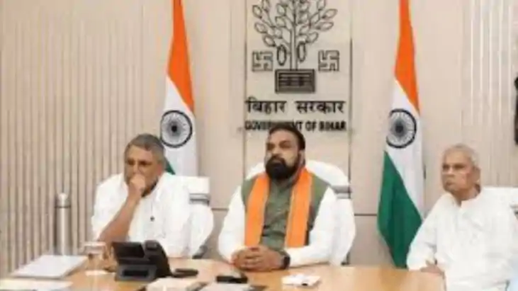 Cabinet meet today before ministers oath CM Samrat Chaudhary