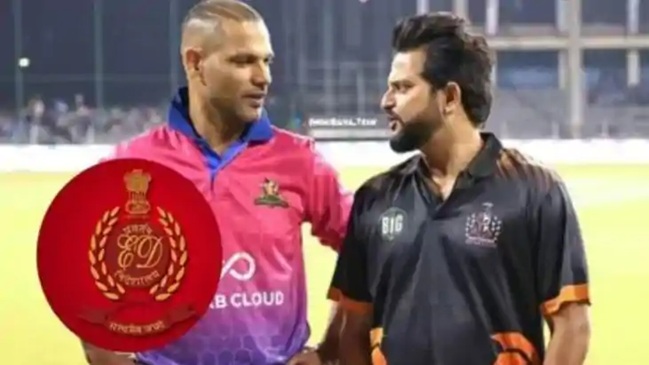 क्रिकेटर सुरेश  रैना और शिखर धवन की करोड़ों की संपत्ति को ईड