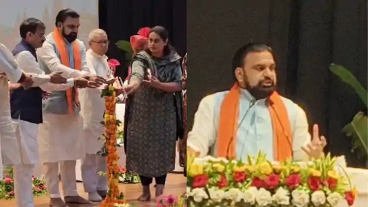 सासाराम में 'युवा संवाद' में पहुंचे मुख्यमंत्री सम्राट चौधरी