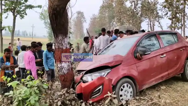 Bihar Road Accident : बेतिया में कार और बाइक के बीच आमने साम