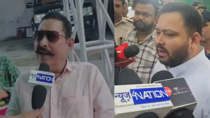  Tejashwi Yadav on Anant Singh 