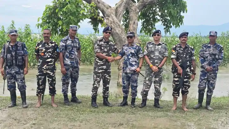 भारत-नेपाल सीमा पर एसएसबी और एपीएफ की समन्वय बैठक: सुस्ता क्