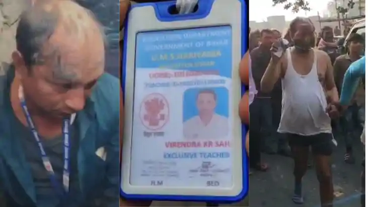 Siwan Principal paraded and blackened for molesting student