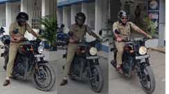 gopalganj sp vinay tiwari bike patrol surprise inspection