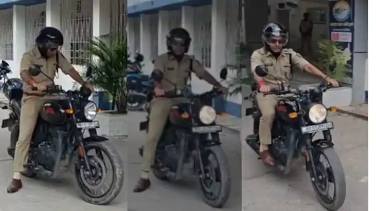 gopalganj sp vinay tiwari bike patrol surprise inspection