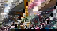 Patna News  - पटना के पॉश इलाके में बने मॉल के पास ट्रांसफॉर्मर में लगी आग, लोगों में मची अफरा तफरी