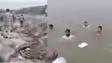 कटावरोधी कार्य मे अनियमितता के खिलाफ दियारा के लोगो का अनोखा विरोध, कटाव पीड़ितों ने ली जलसमाधी