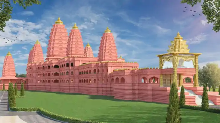 Bihar News : विराट रामायण मंदिर में 18 फीट ऊंचे नंदी की प्रत
