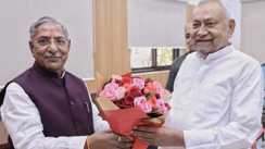 Nand Kishore Yadav met Nitish Kumar