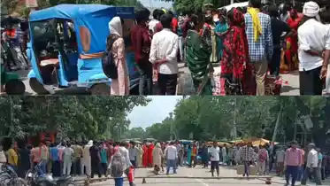 सासाराम में डबल मर्डर से स्थानीय लोगों मे आक्रोश, शव सड़क पर रख किया हंगामा